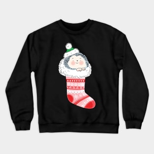 Hoggy Christmas Stocking Crewneck Sweatshirt